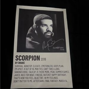 Scorpion 2018 Poster by Drake